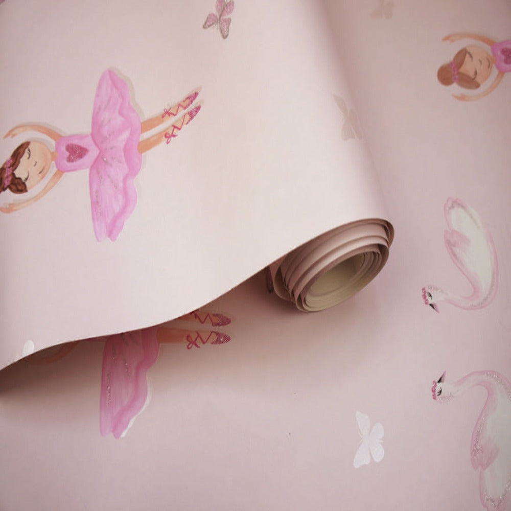 Ballerina Pink Wallpaper| Holden Wallcoverings | 12460