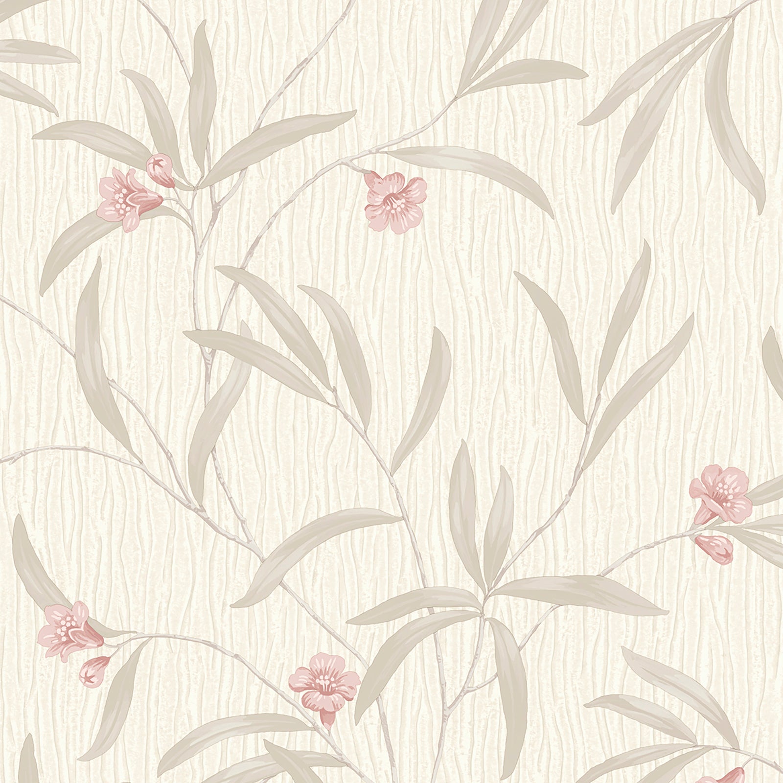 Tiffany Floral Coral Wallpaper | Belgravia Wallcoverings | GB41332
