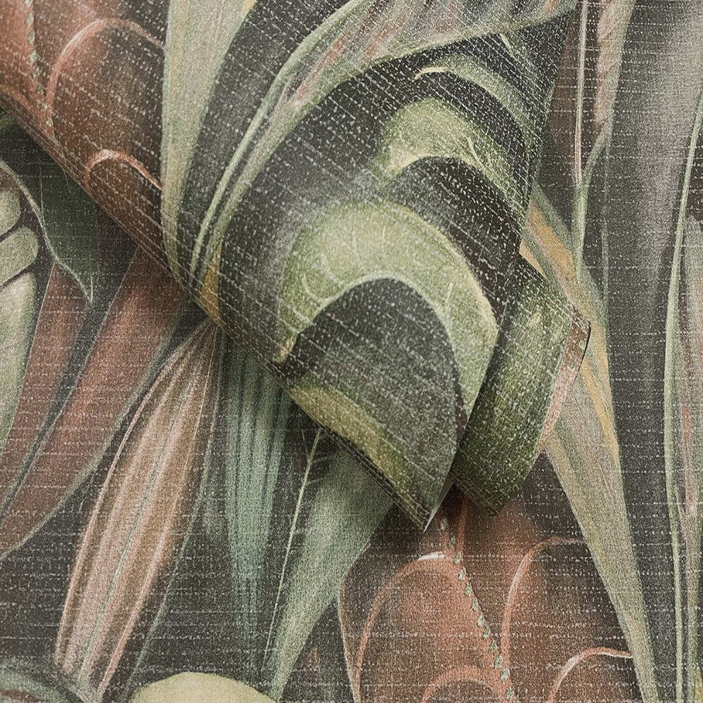 Raffia Emerald Green Wallpaper | Holden Wallcoverings | 65940