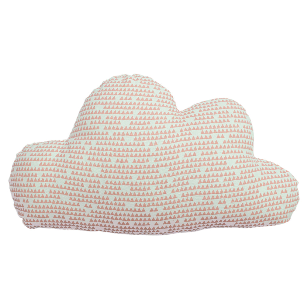 Printed Cloud Kids Cushion Pink | Riva Home