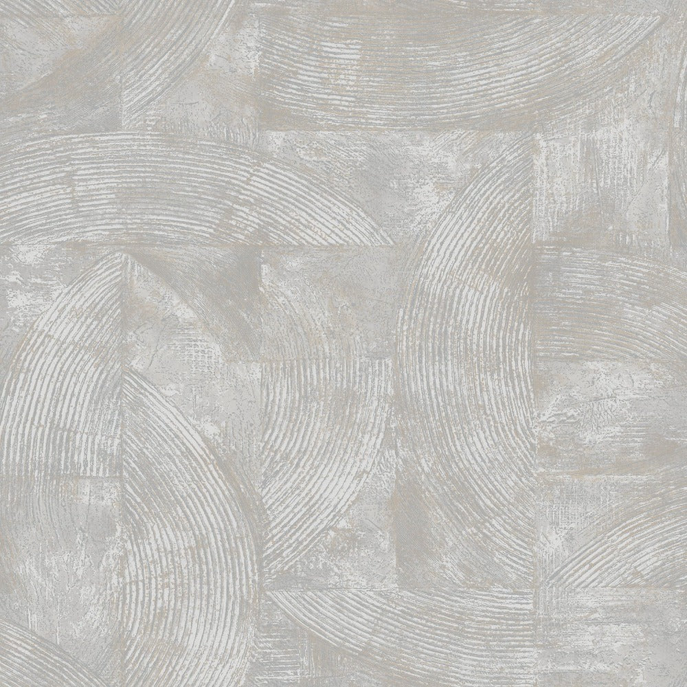 Tempo Plaster Geometric Grey Wallpaper | Grandeco | A56103