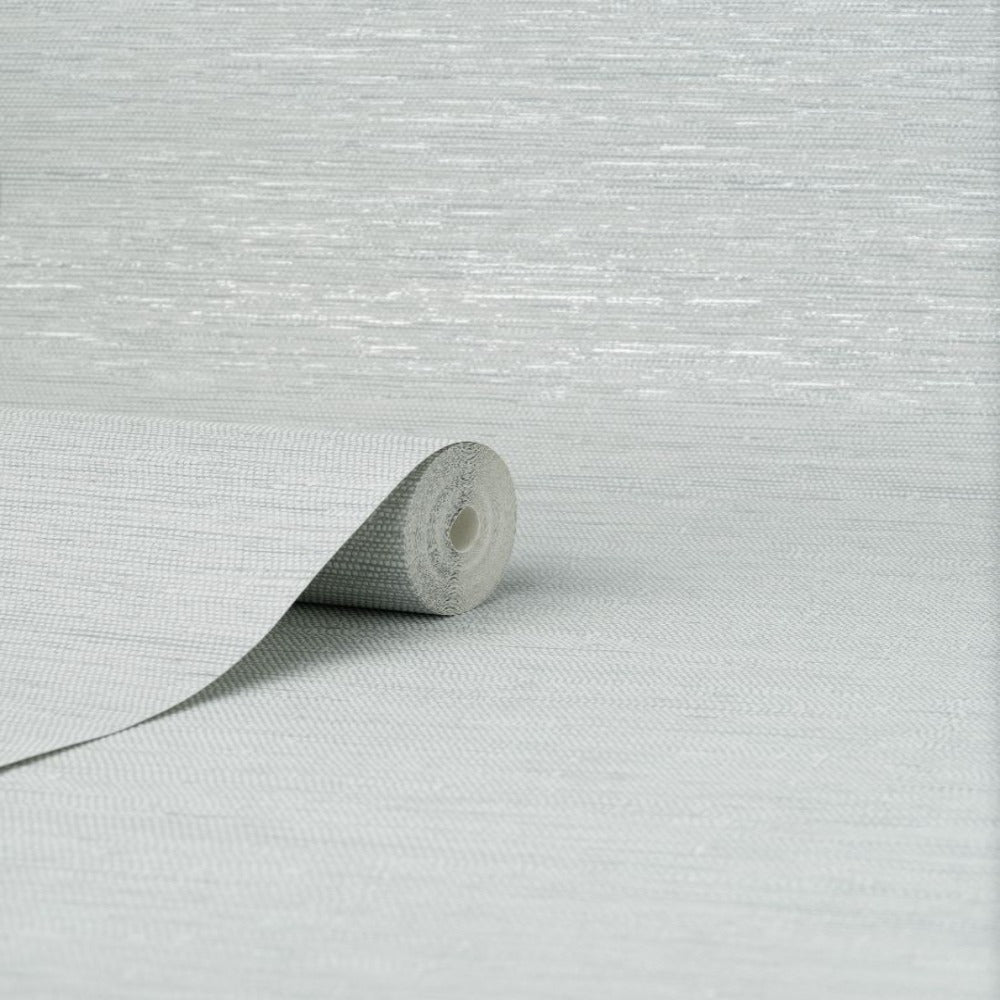 Miya Grasscloth Grey Wallpaper | Fine Decor | FD43313
