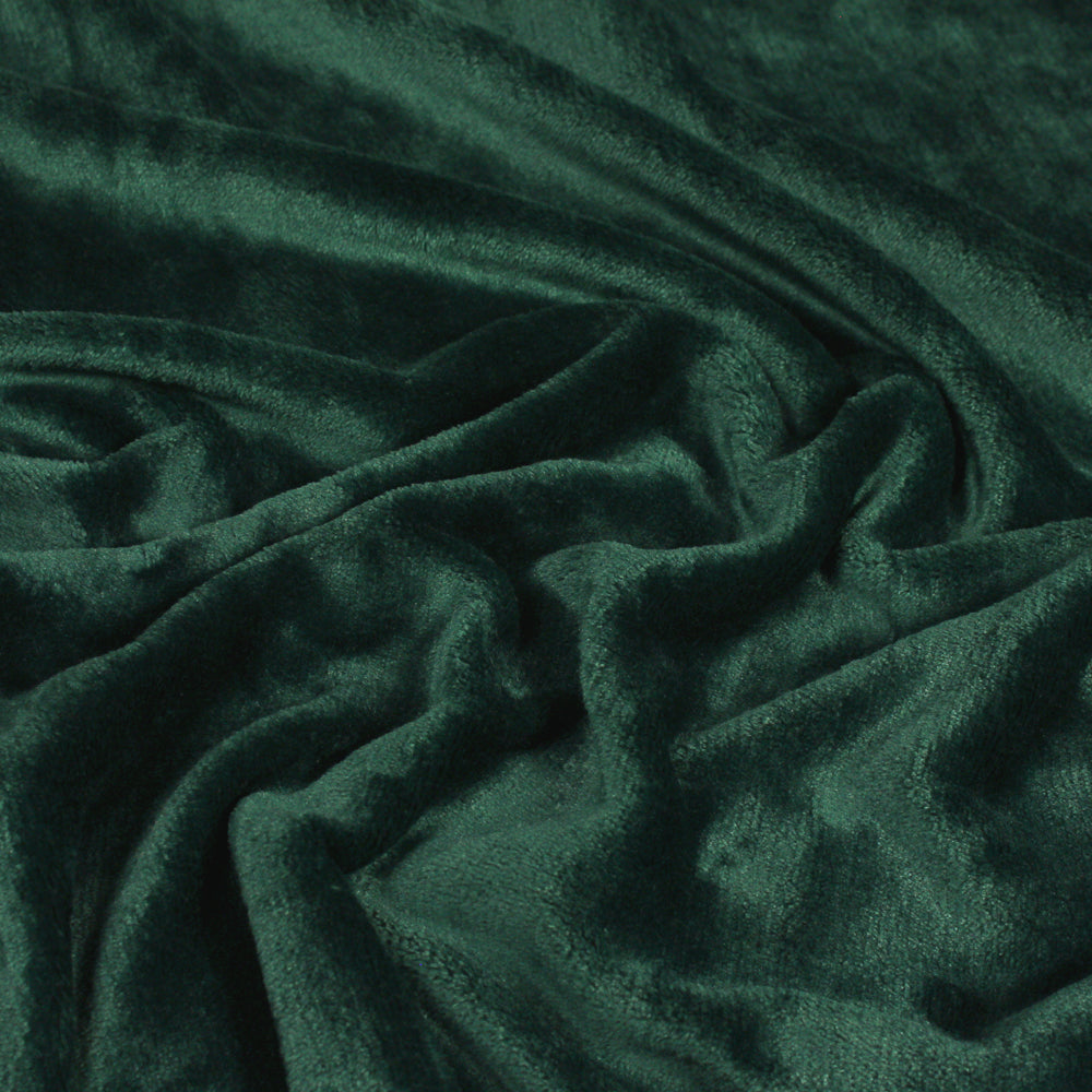 Harlow Super Soft Fleece Throw Emerald | Riva Home