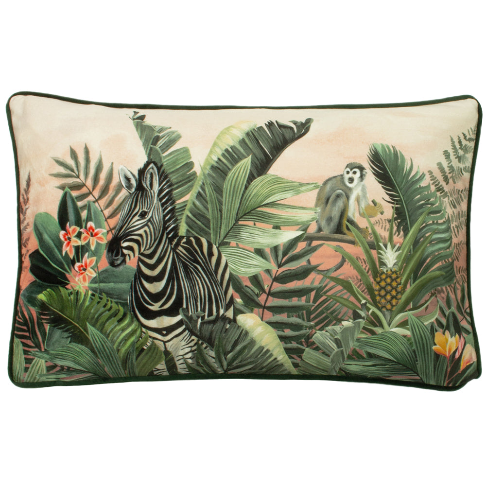 Manyara Zebra Rectangular Cushion Multicolour  | Riva Home