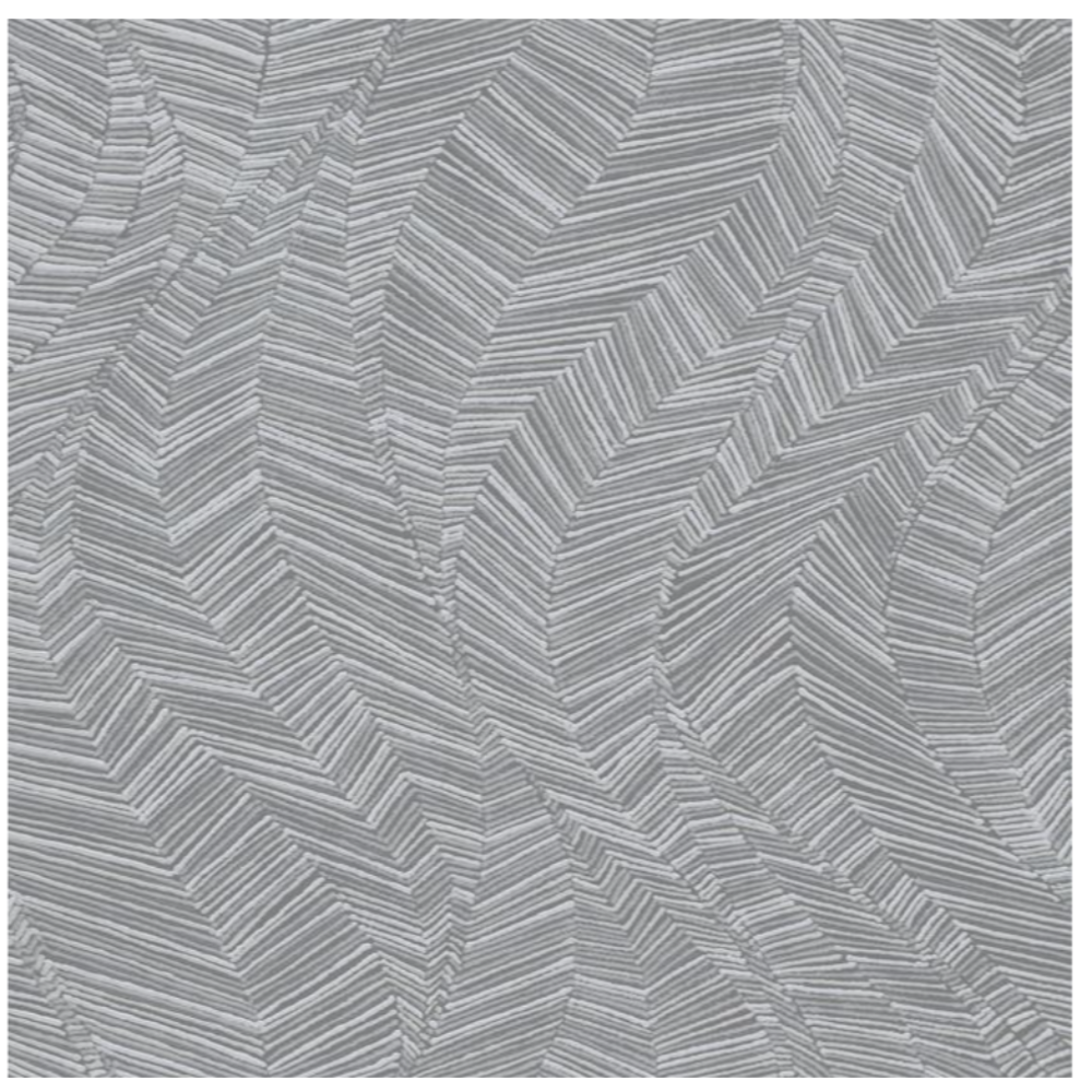 Vertical Art Tempo Leaf Motif Grey Wallpaper | Grandeco | A62101