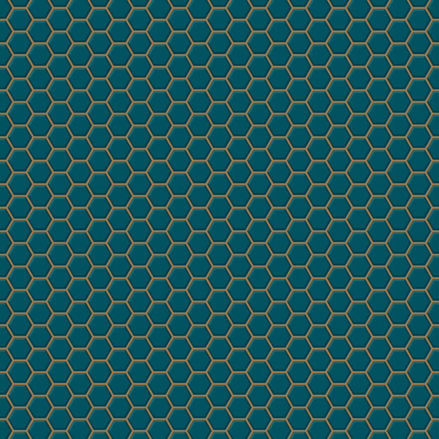 Hexagon Lattice Teal Wallpaper | WonderWall by Nobletts | #Variant SKU# | Graham and Brown