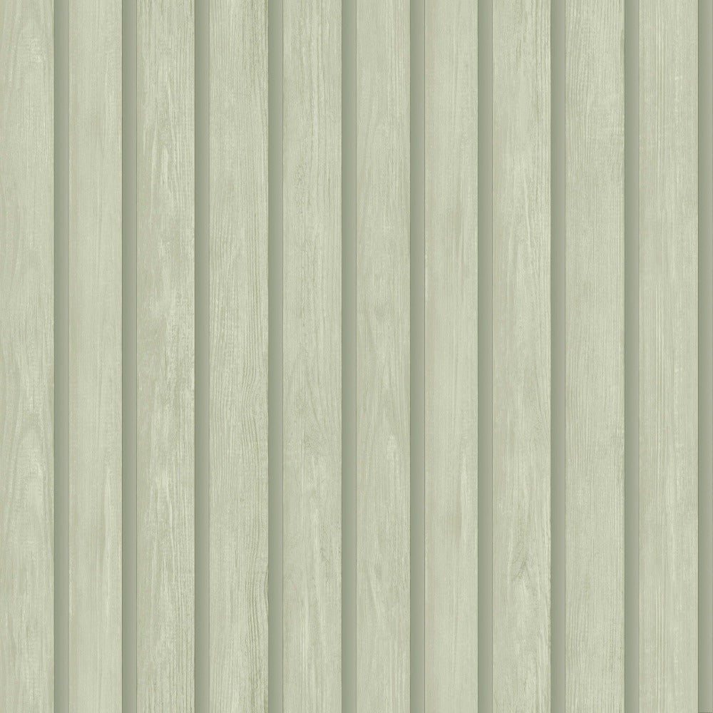 Wood Slat Soft Green | Holden Décor Wallpaper | 13300