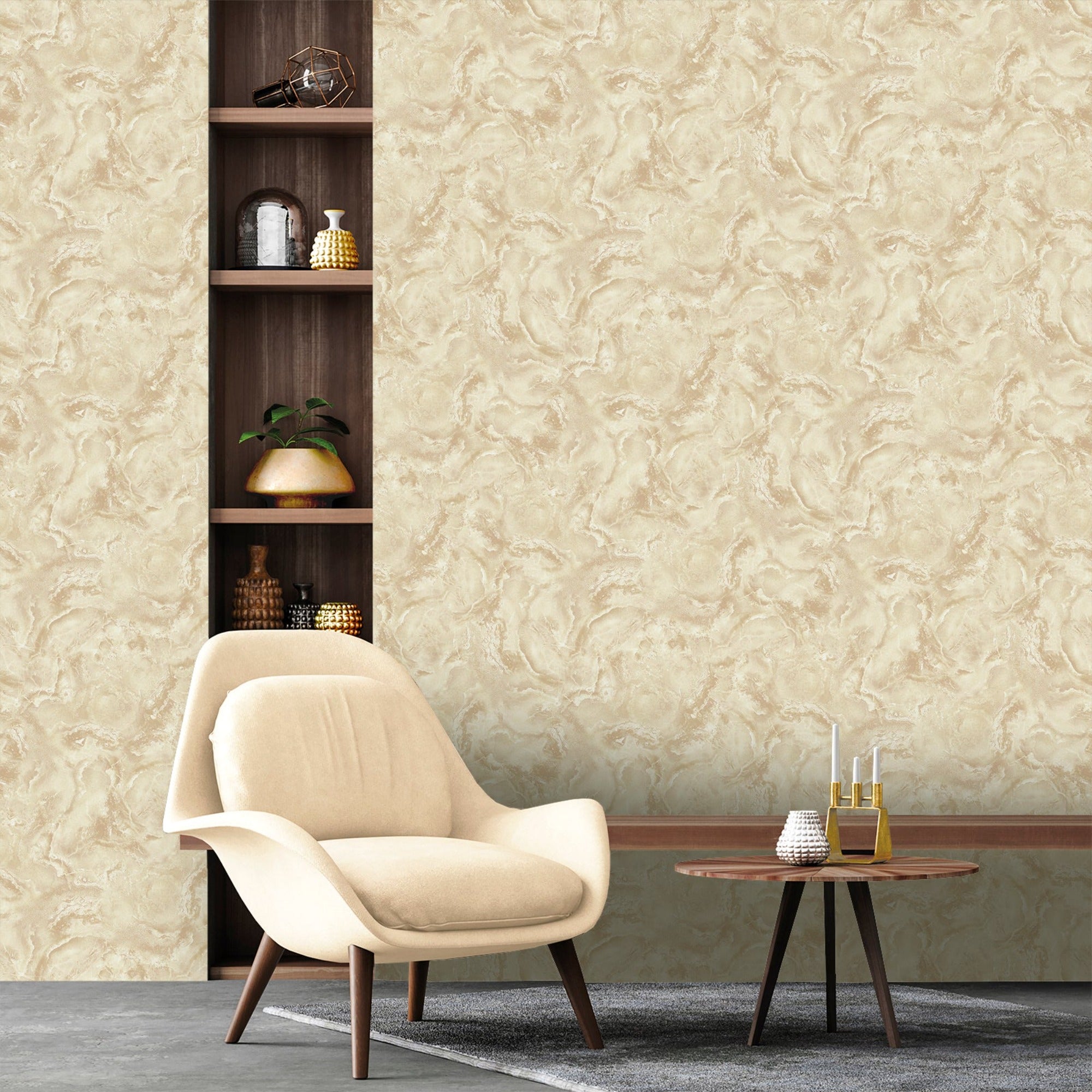 Palazzo Marble Gold Wallpaper | Belgravia Decor | GB1691