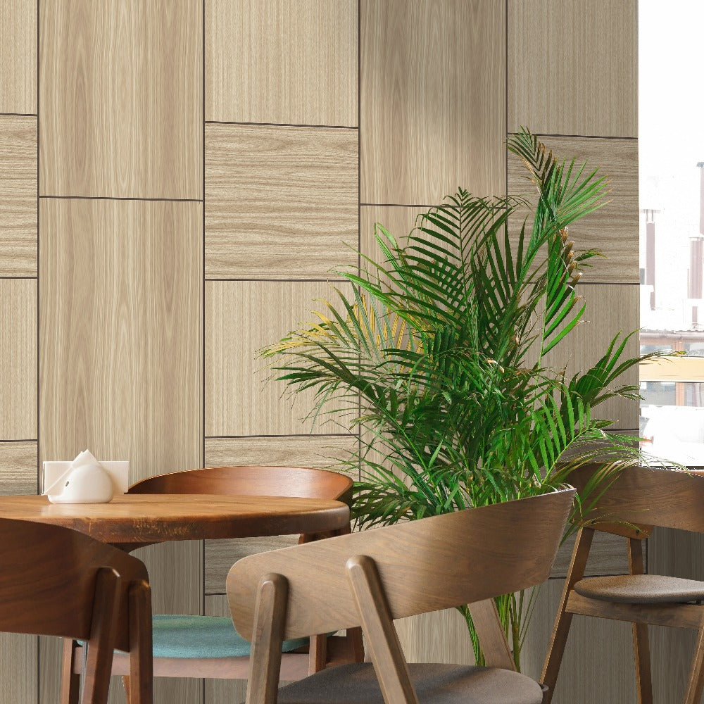 Wood Panel Wallpaper - Light Oak 2511 | Wonderwall by Nobletts