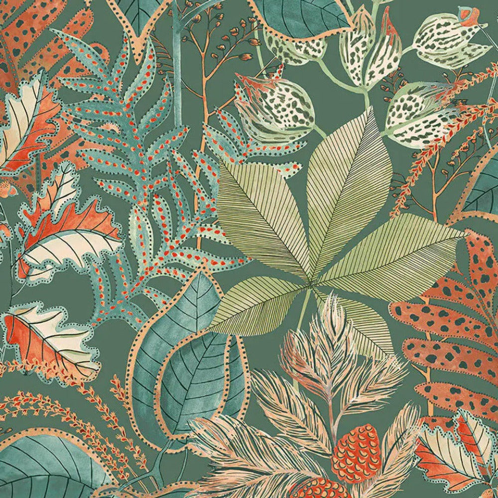 Eden Leaf Green | Belgravia Decor Wallpaper | 3781