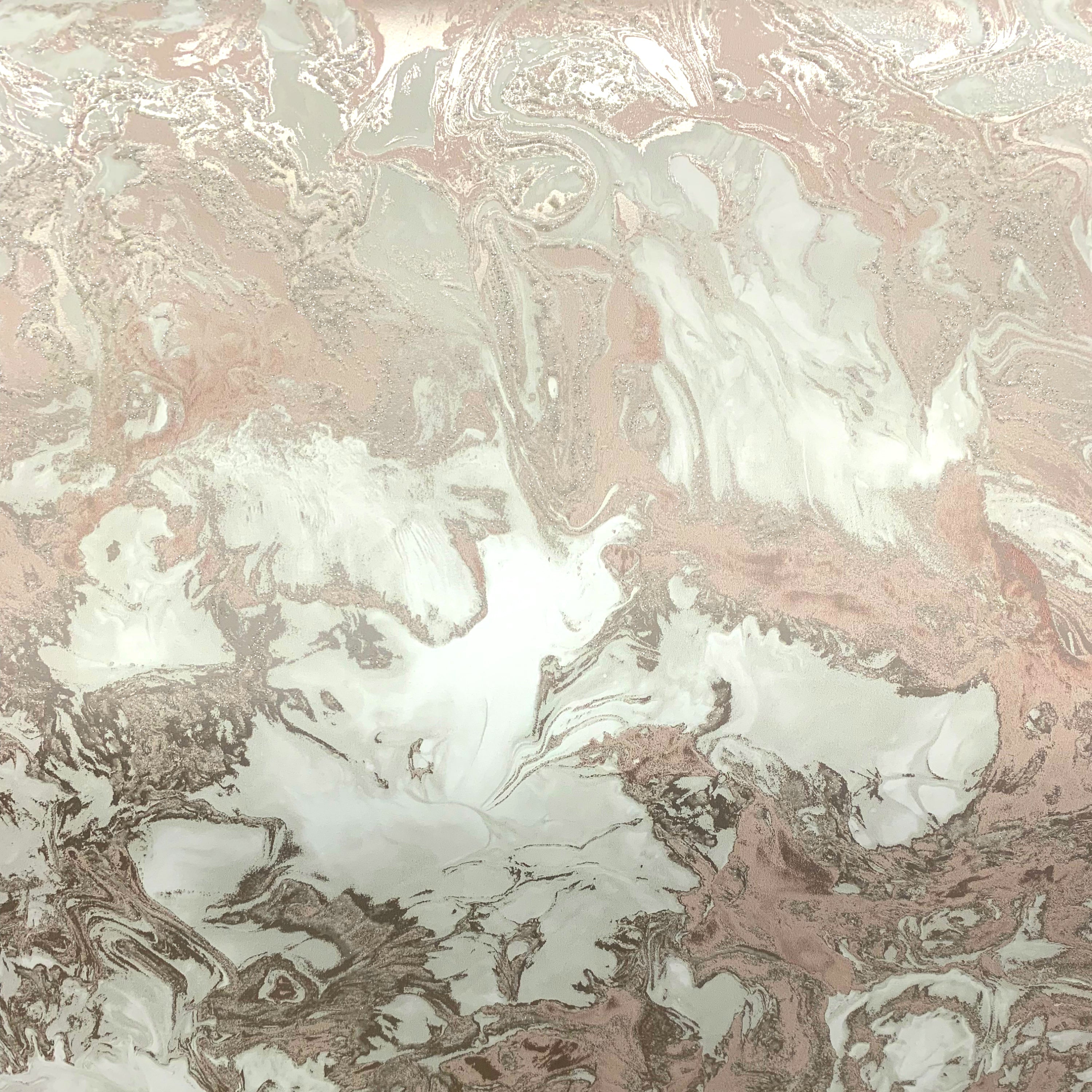 Debona Wallpaper | Liquid Marble Rose Gold/Blush | 6356