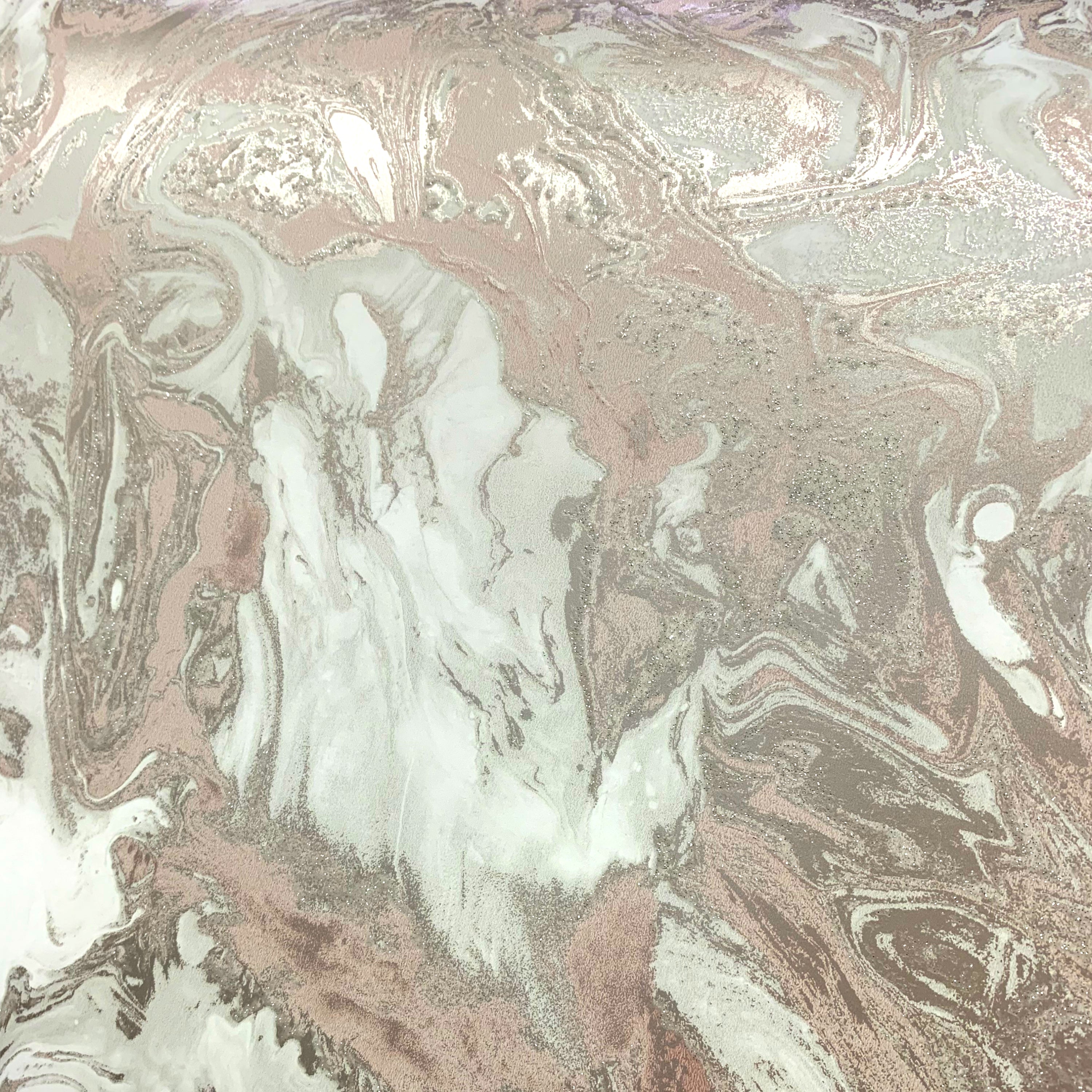 Liquid Marble Rose Gold/Blush Wallpaper | WonderWall by Nobletts  | Debona