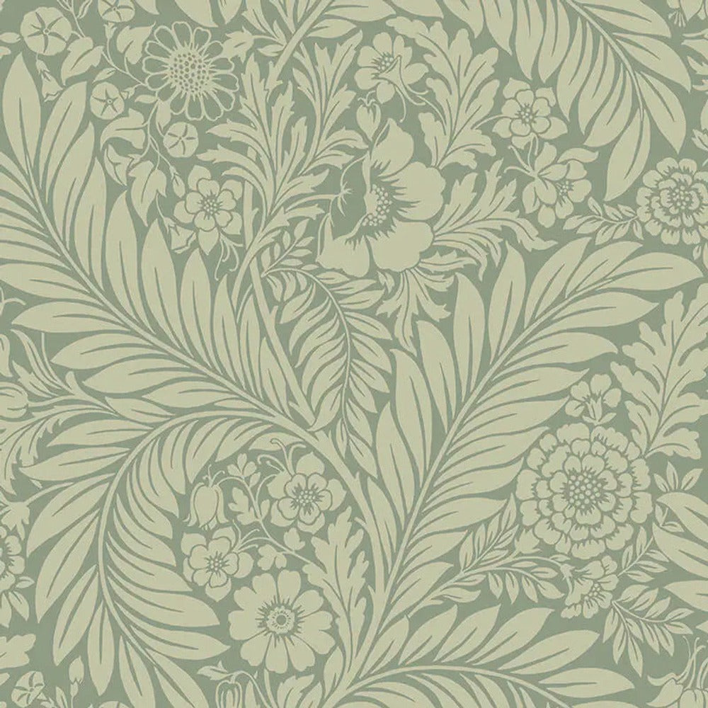 Florence Floral Leaf Green | Belgravia Decor Wallpaper | 720