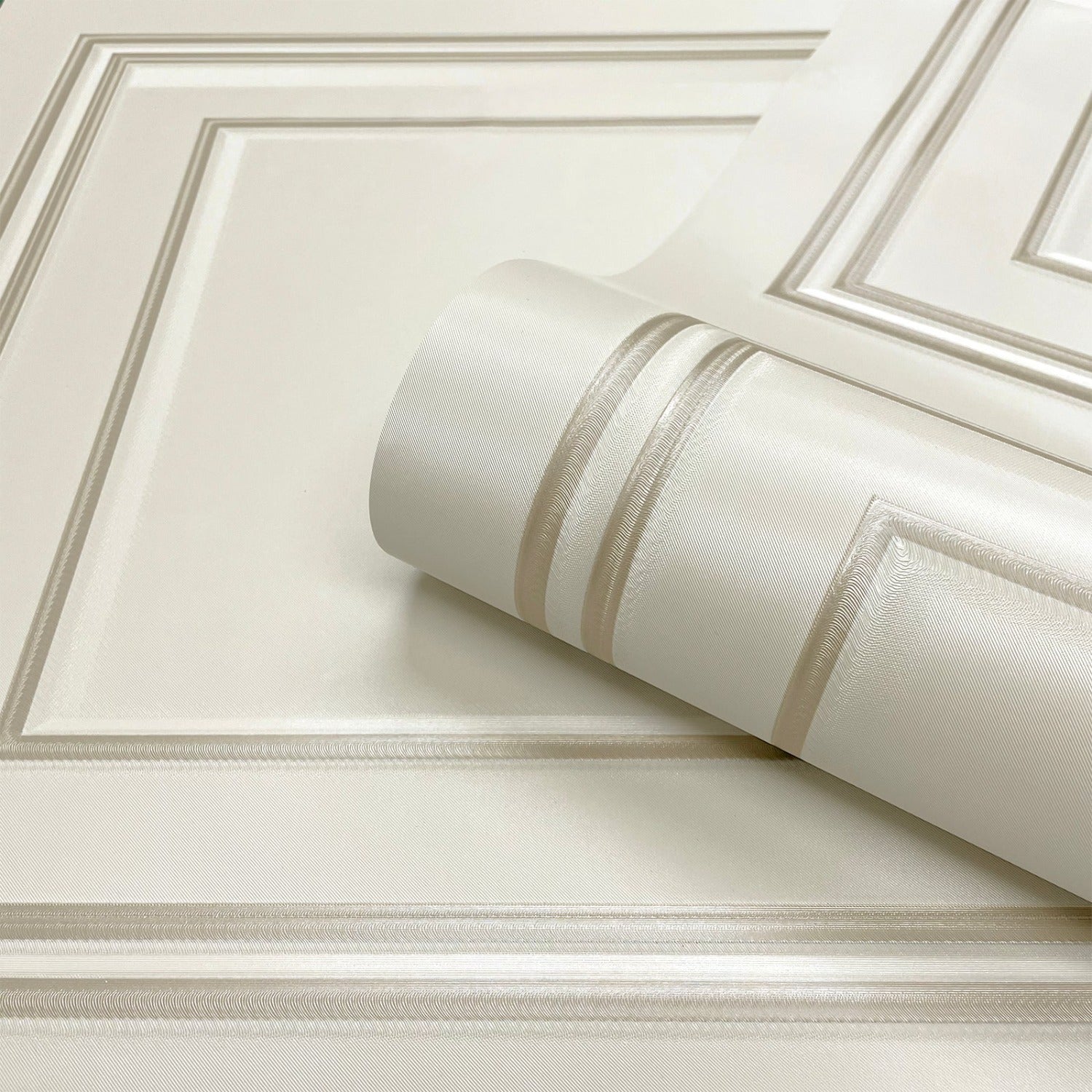 Amara Panel Cream/Gold | Belgravia Decor Wallpaper | GB7389