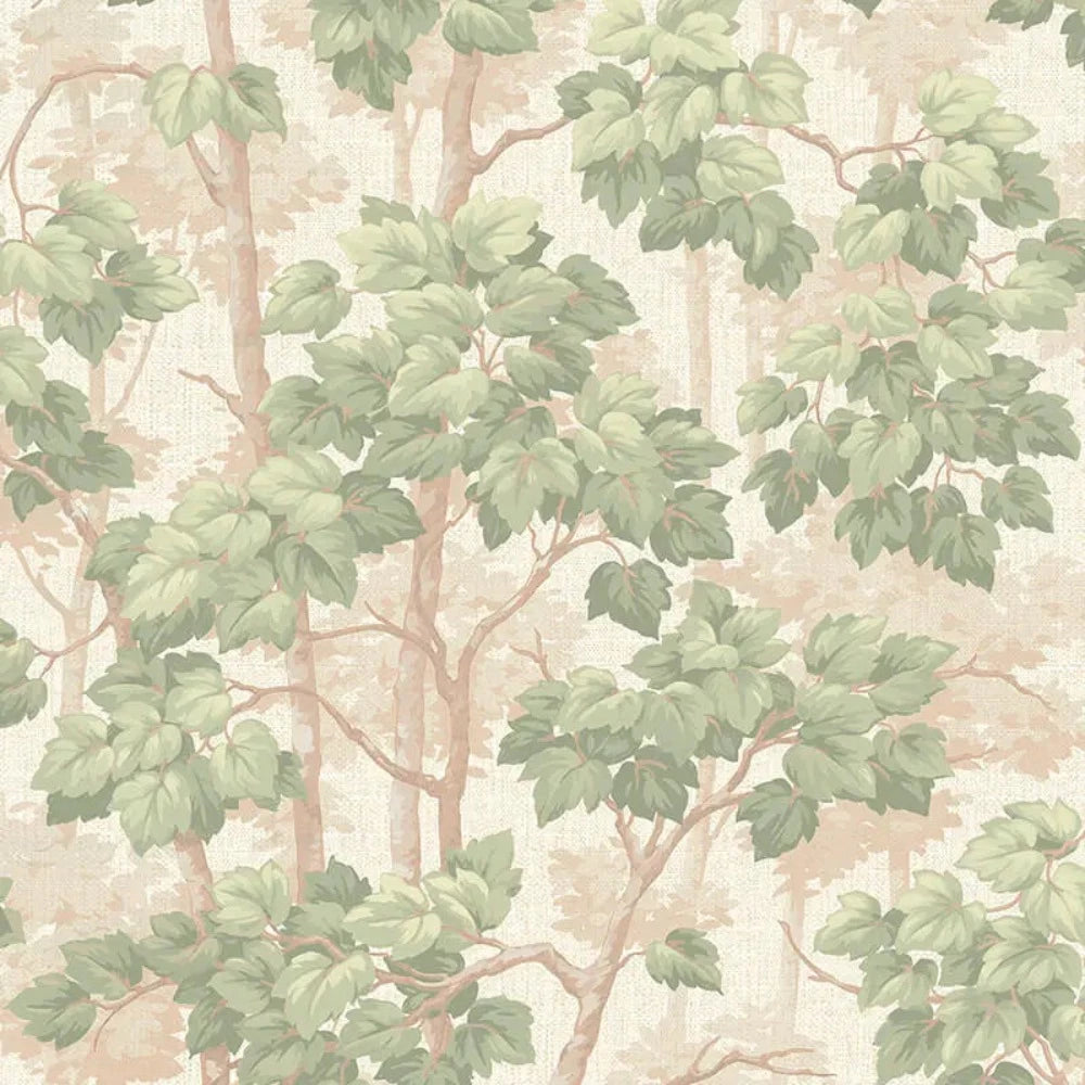 Giorgio Tree Green | Belgravia Décor Wallpaper | GB8115