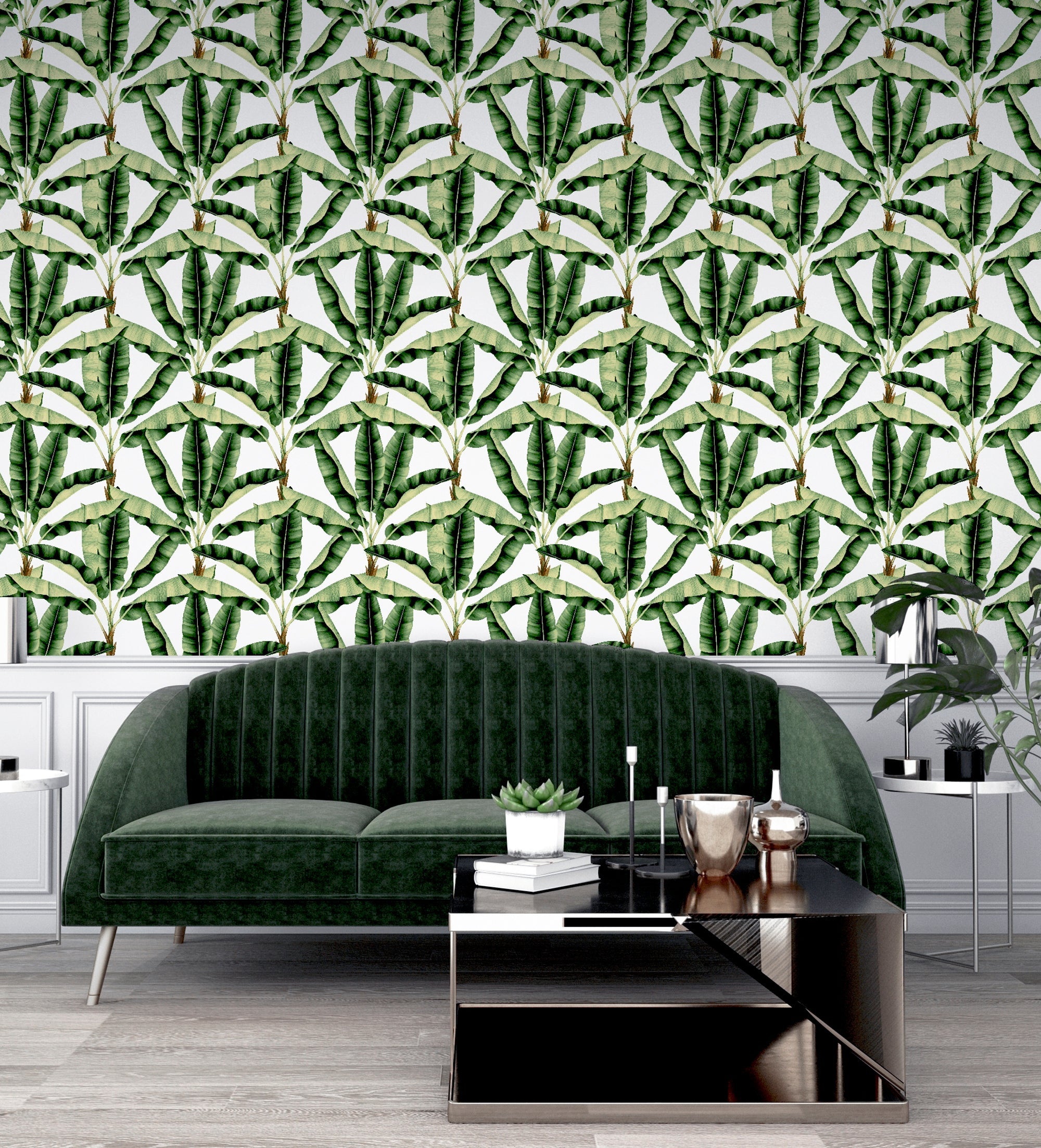 Musa Green Wallpaper | WonderWall by Nobletts | #Variant SKU# | Arthouse