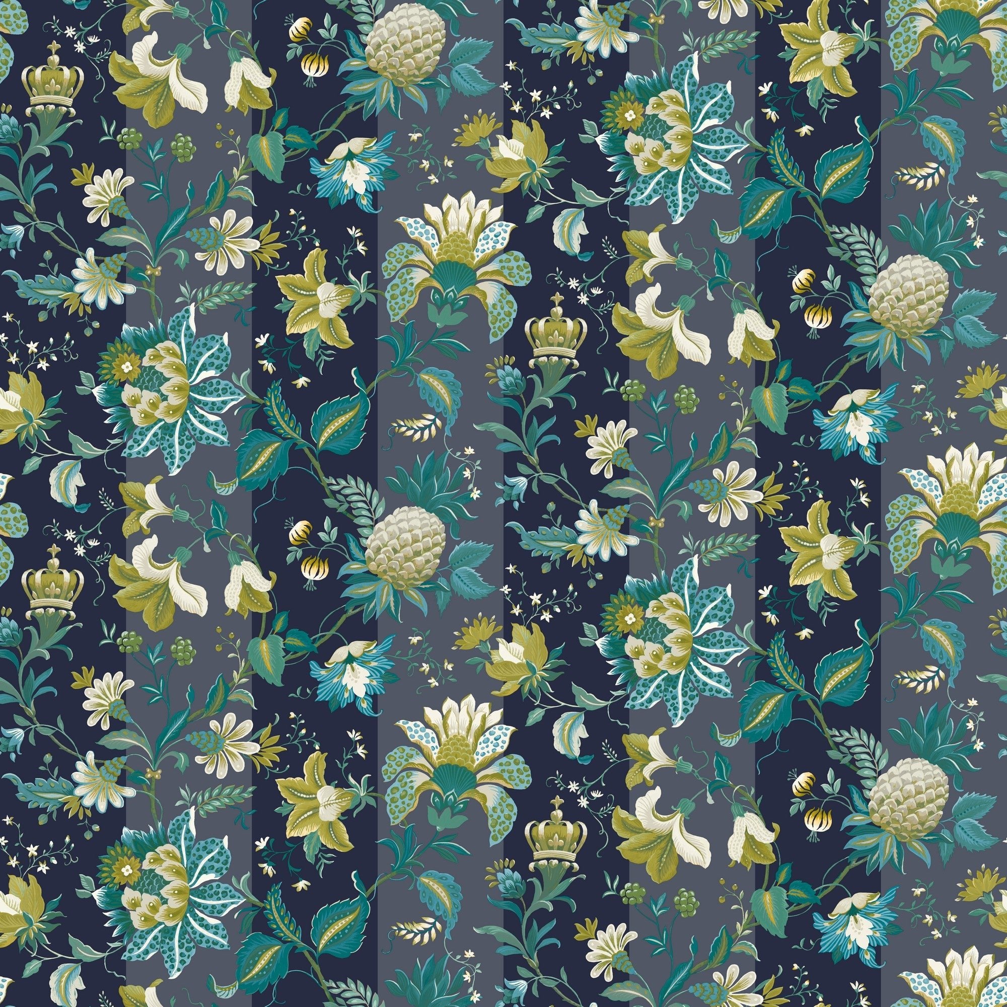 Crown Jewels Navy Wallpaper | WonderWall by Nobletts | #Variant SKU# | Arthouse