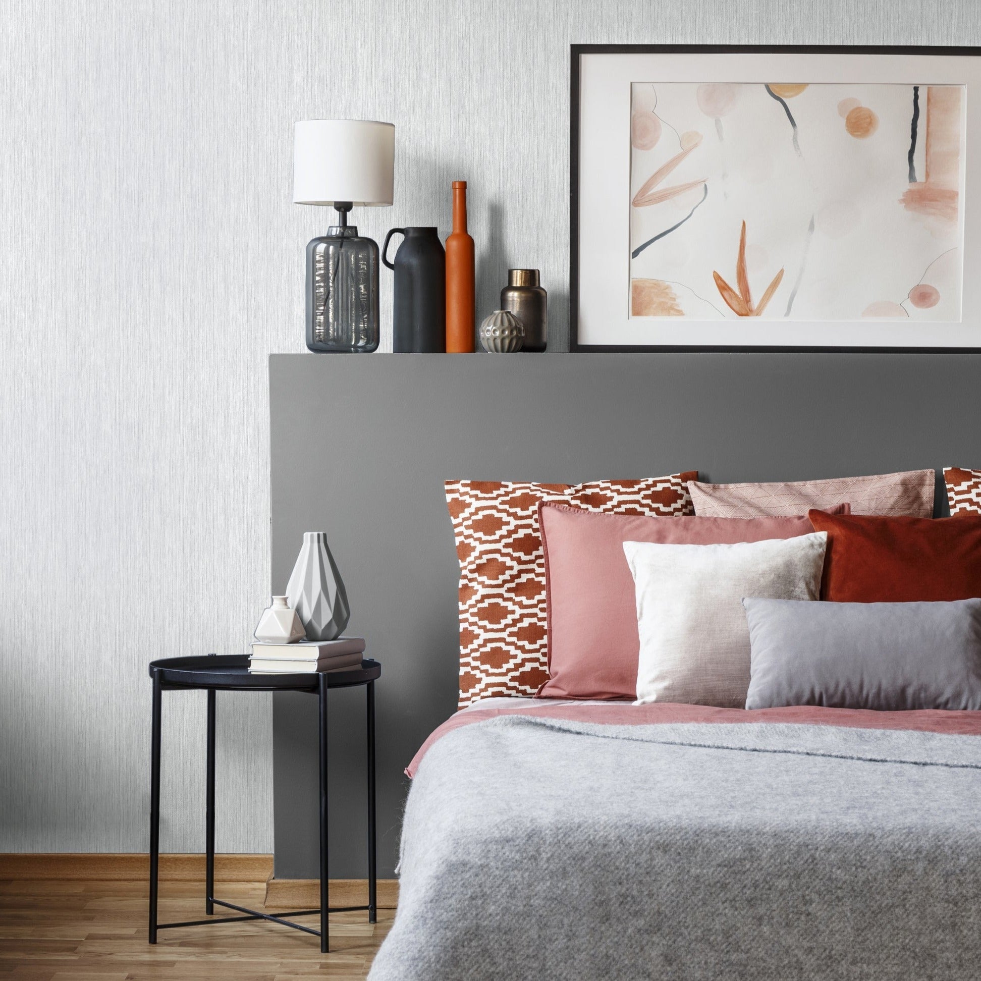 Bryce Texture Grey Wallpaper | WonderWall by Nobletts | #Variant SKU# | Muriva