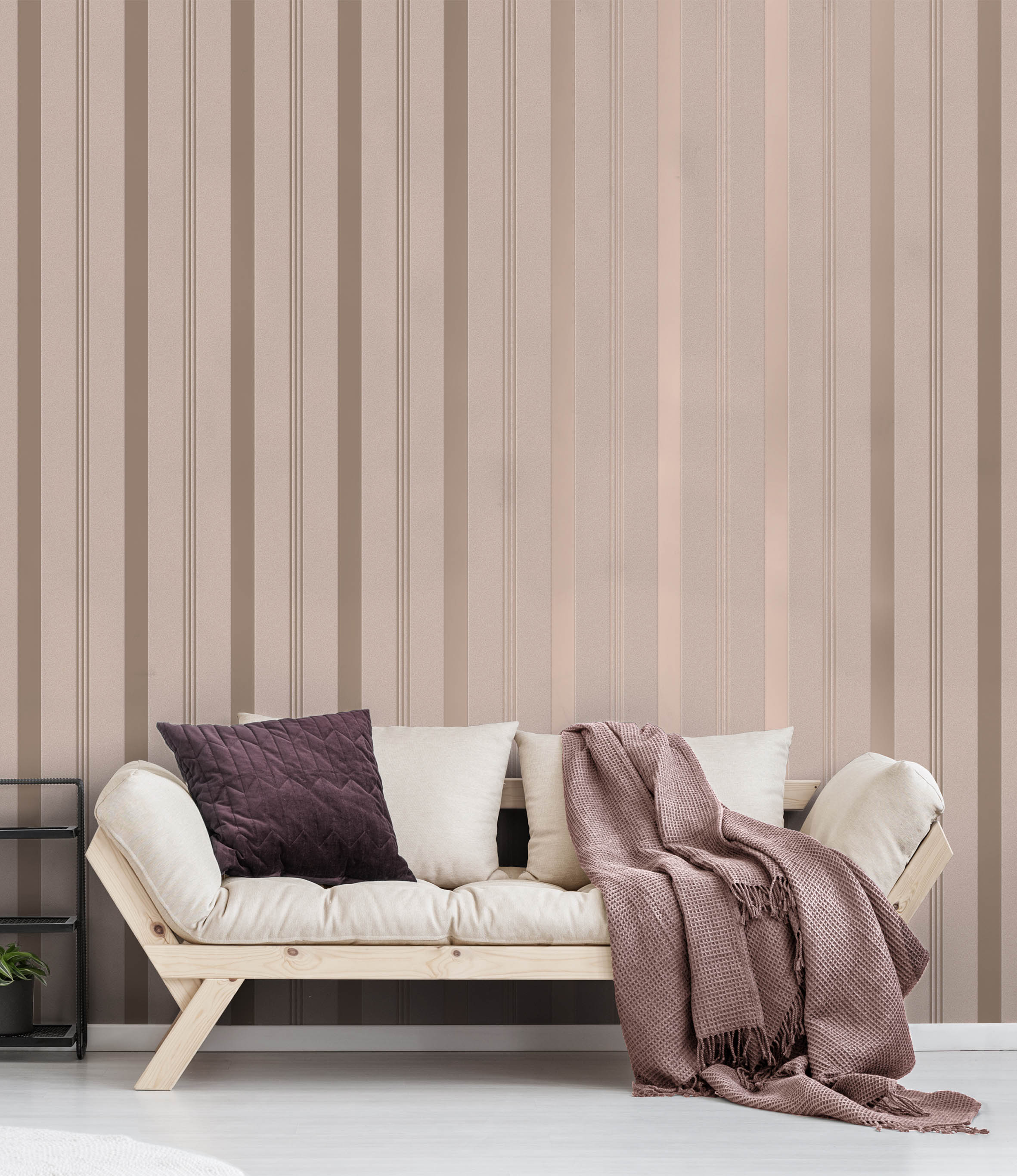 Bexley Stripe Pink Wallpaper | WonderWall by Nobletts | #Variant SKU# | CWV