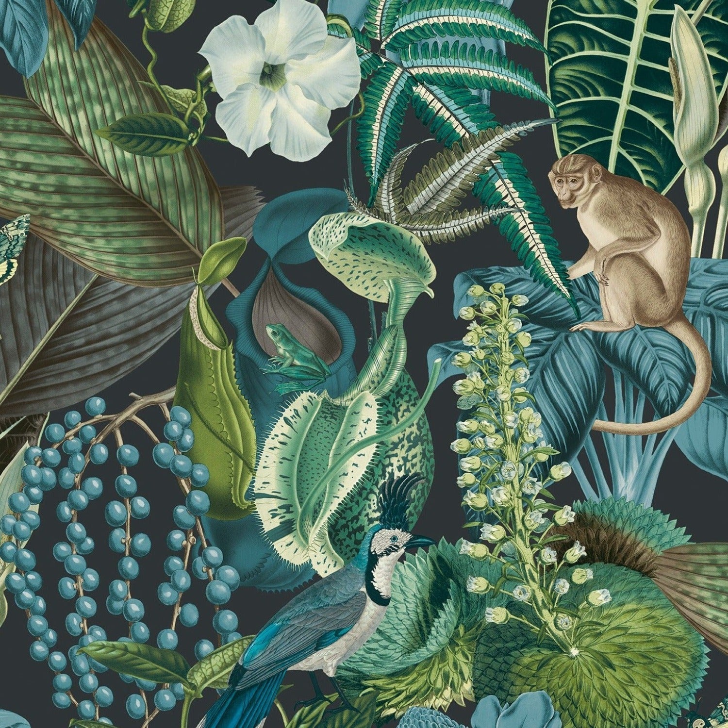 Amazon Blue/Green Wallpaper | WonderWall by Nobletts | #Variant SKU# | Grandeco