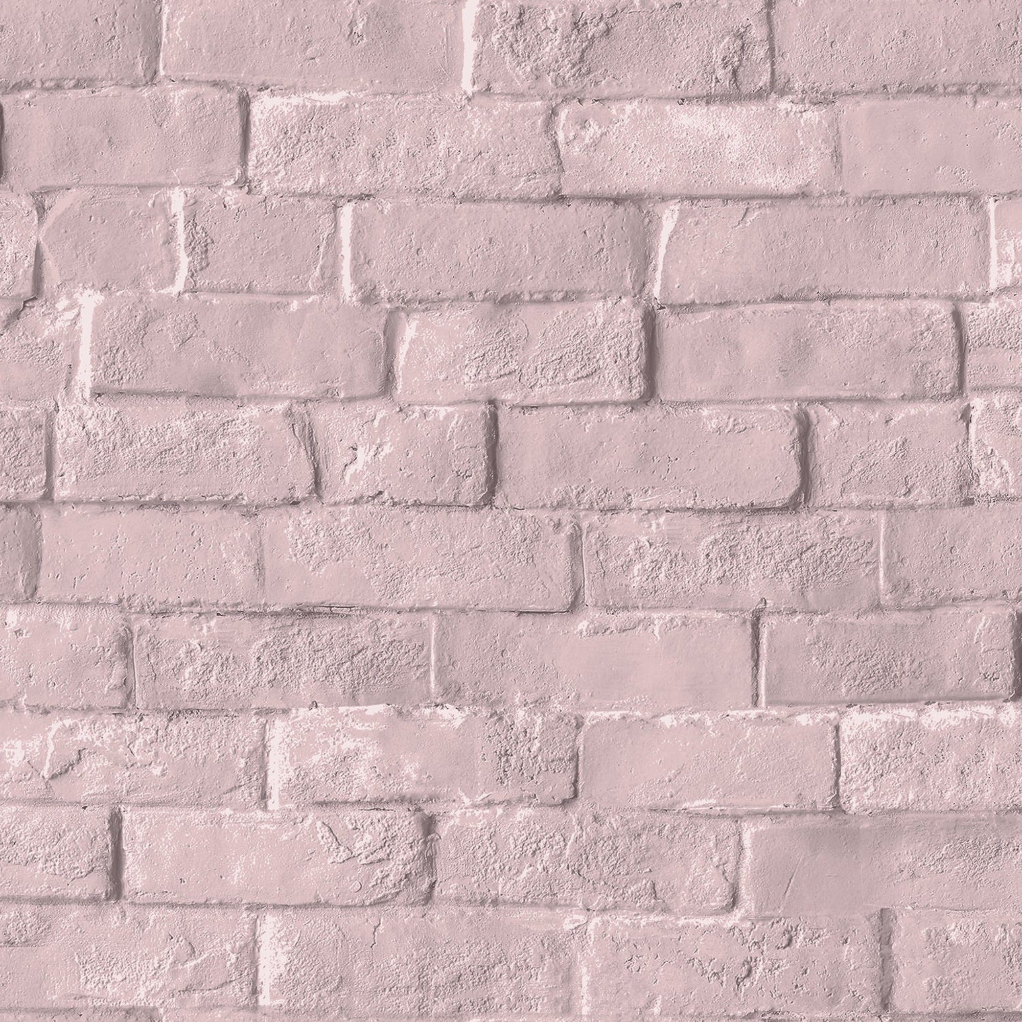 Pop Bowie Brick Pink Wallpaper | WonderWall by Nobletts  | Ugepa