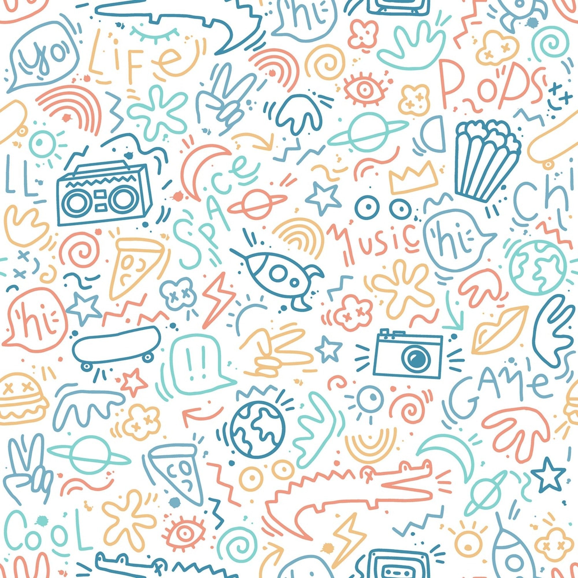 Doodle Multi Wallpaper | WonderWall by Nobletts