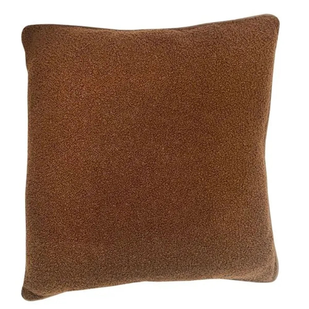 Woolen Texture Look Cushion - Textura Chocolate Cushion 45x45 | Malini