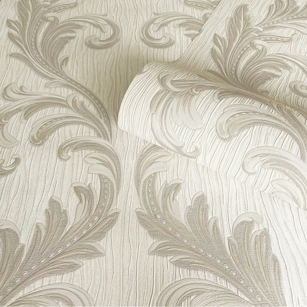 Tiffany Scroll Cream | Belgravia Decor Wallpaper | GB41324
