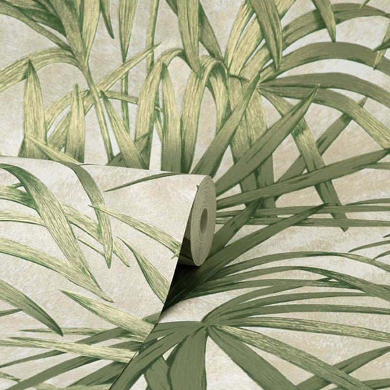 Milano Palm Green | Fine Decor & Vymura Wallpaper | M95624